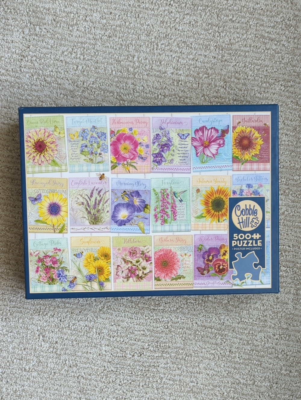 Cobble Hill "Seed Packets" 500-Piece Jigsaw Puzzle